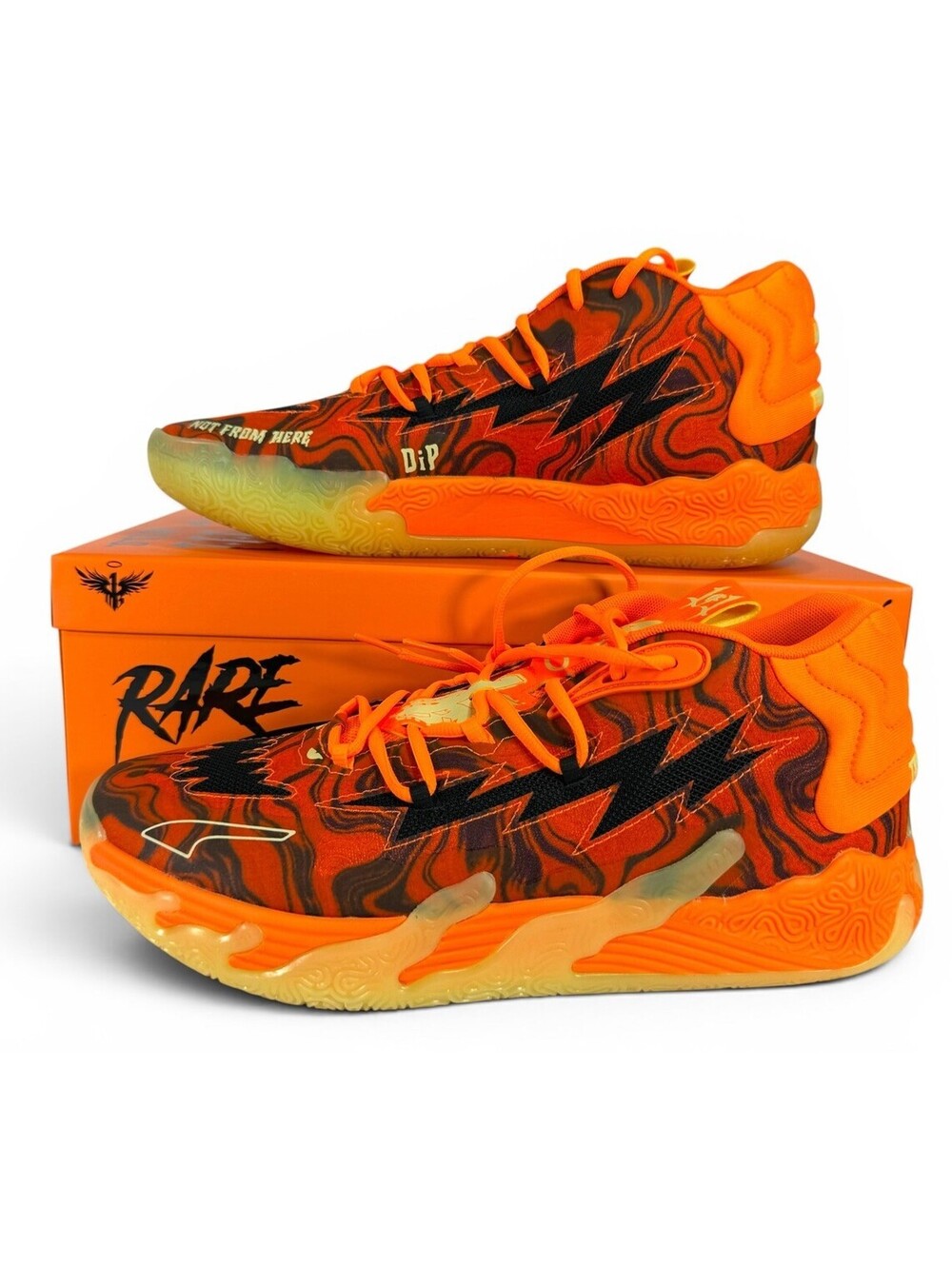 PUMA LaMelo Ball MB.03 HALLOWEEN Glow in the Dark Basketball Shoes Men's 13 - Picture 4 of 9